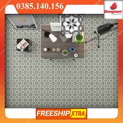 Gạch bông 20x20 Đồng Tâm D3GB0079Q02-W-K-BT3