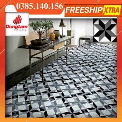 Gạch bông 20x20 Đồng Tâm T3GB0081Q00-K-W-BT3