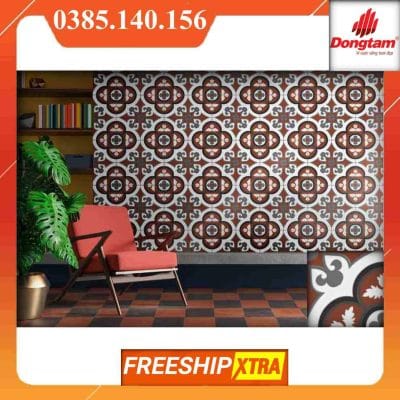 Gạch bông 20x20 Đồng Tâm sắc hoa GK026Q03