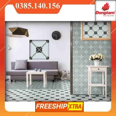 Gạch bông 20x20 Đồng Tâm T3GB0019Q00-W-K-BT3