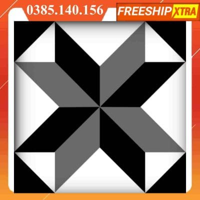 Alternative view of Gạch bông 20x20 Đồng Tâm T3GB0081Q00-K-W-BT3