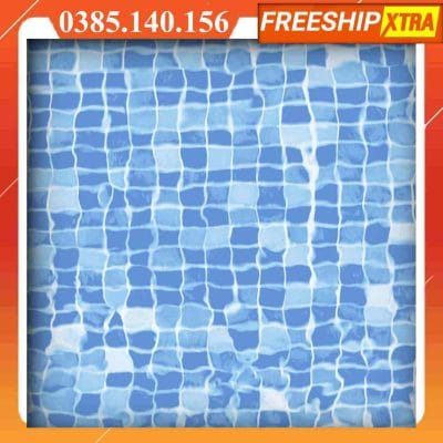 Alternative view of Gạch mosaic 20x20 Đồng Tâm 2020MARINA001 màu xanh nhạt