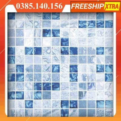 Alternative view of Gạch 20x20 Đồng Tâm 2020MARINA004 màu xanh nhạt hồ bơi