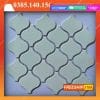 Gạch mosaic hình lồng đèn màu trắng men mờ MHG-869