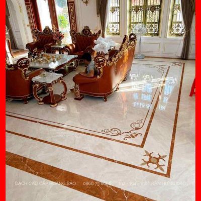 Gạch Italy 100x100 BELLISSIMO-BL10033 màu vàng kem