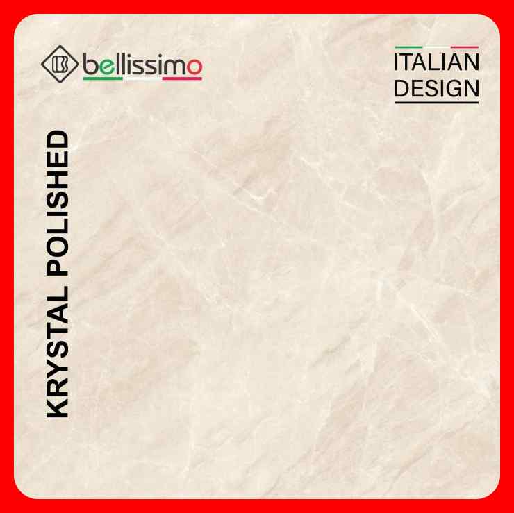 Gạch Italy 100x100 BELLISSIMO-BL10033 màu vàng kem - Ảnh 3