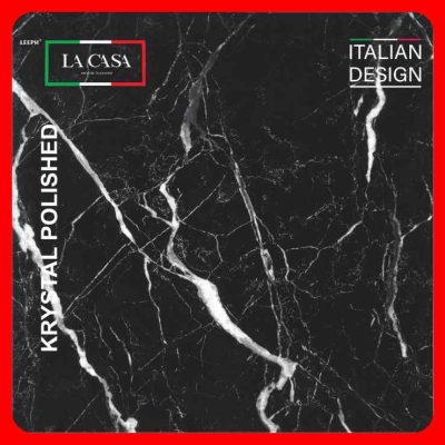 Alternative view of Gạch Italy 100x100 BELLISSIMO LACASA-LT10017 đen tia chớp xám