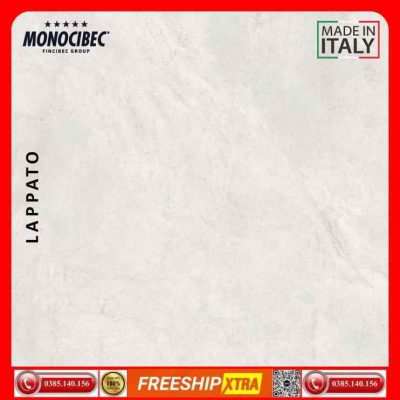 Gạch Italy 120x120 MONOCIBEC CHARISMA DAKOTA vân mây xám mờ mịn