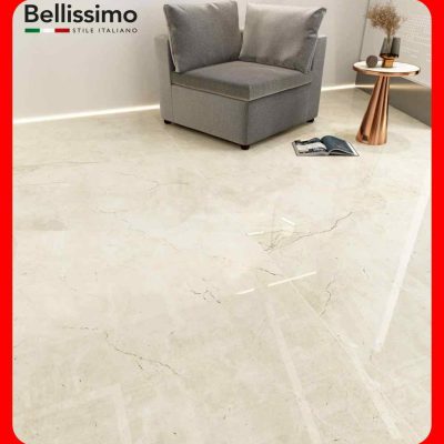 Gạch Italy 120x120 ANCHIS HOME CRE MARFIL LUX màu vàng kem