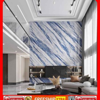 Gạch Italy 120x270 INFINITY-XSTONE-XT2712907 đá marbal vân xanh