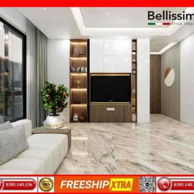 Gạch Italy 60x120 BELLISSIMO BL126SL24 màu kem kháng khuẩn