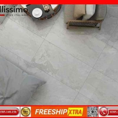 Gạch Italy 60x120 BELLISSIMO C121J81P màu xám mờ mịn vân mây