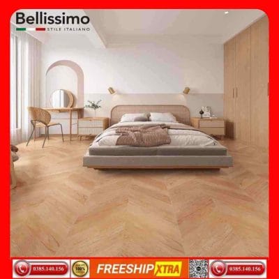Gạch Italy 60x120 LEAD-LE126W4 gỗ xương cá nâu mờ mịn