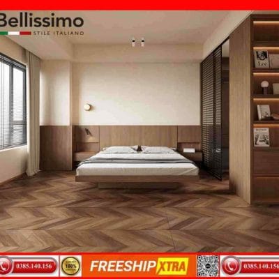 Gạch Italy 60x120 LEAD-LE126W6 vân gỗ xương cá
