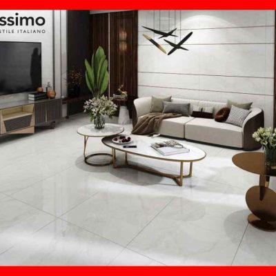 Gạch Italy 60x120 ROMARIO C121J508P màu trắng vân xám calacata