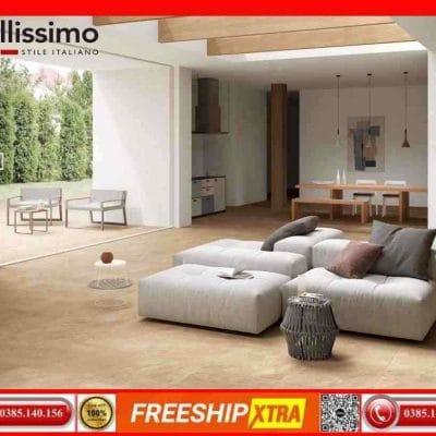 Gạch Italy 60x120 CENTURY LIGHT STONE vân mây màu vàng kem