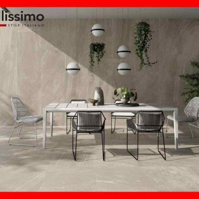 Gạch Italy 60x120 IMPRONTA FJORD COAST vân mây xám mờ mịn