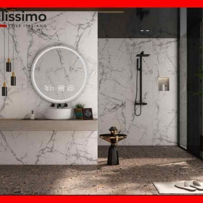 Gạch Italy 60x120 LEAD LC12609 vân đá Terrazzo