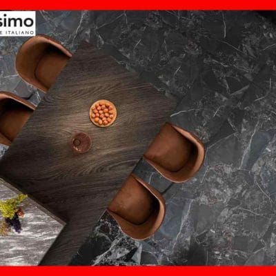 Gạch Italy 60x120 LEAD LE126AS4 xám đen mờ mịn