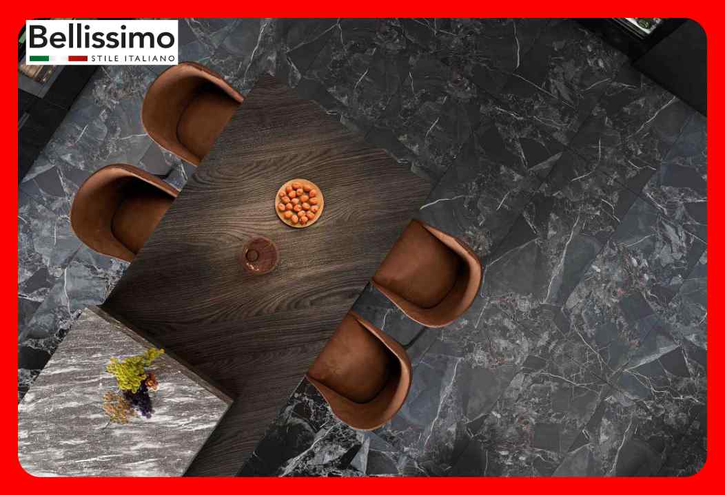 Gạch Italy 60x120 LEAD LE126AS4 xám đen mờ mịn