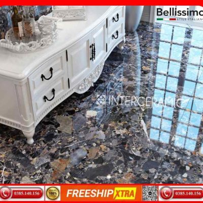 Gạch Italy 75x150 INTERCERAMIC-CC15709F vân đá hoa cương