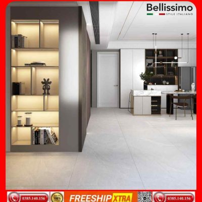 Gạch Italy 90×180 NANOGRESS-NAT18905 màu xám mờ mịn