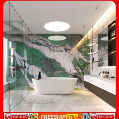 Gạch Italy 90×260 INFINITY XSTONE XT269901 vân đá marbal màu xanh