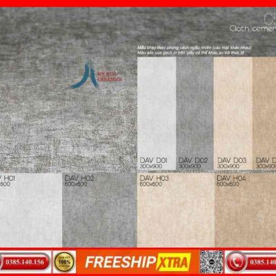 Alternative view of Gạch 60x60 Eurotile Granite Đan Vi-DAV-H01 màu xám nhạt