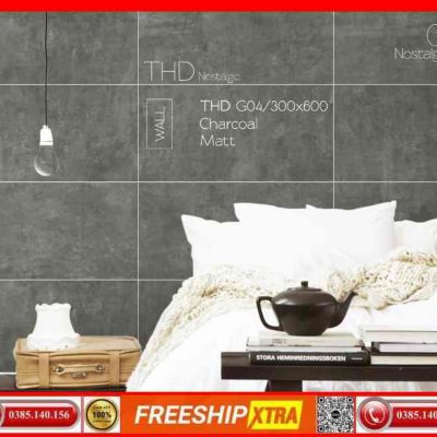 Gạch 30x60 Eurotile Thiên Di THD-G04 màu xám bê tông