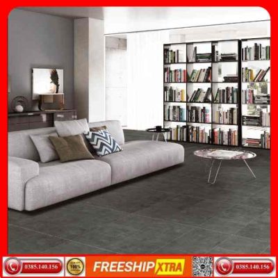 Gạch 60x60 Eurotile Thiên Di THD-H03 màu xám mờ mịn