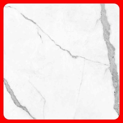Gạch 80x80 Eurotile SÔNG BĂNG SIG-SOB-E01 đá marbal màu trắng vân xám