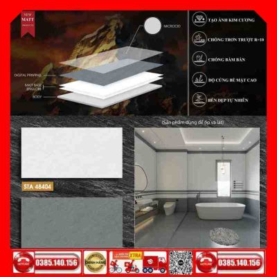 Gạch 40x80 Thắng Cường STA48403-STA48404
